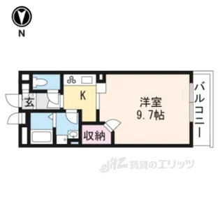 レオネクストエムティ逢坂2【3階】の間取り