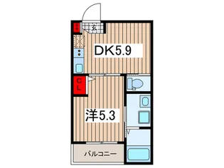 ベル フローレ【1階】の間取り