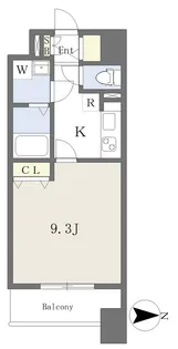 サンヴァーリオ富沢東【4階】の間取り