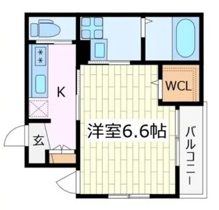 Atlantis府中【1階】の間取り