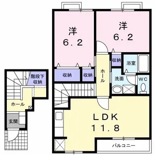 フィオーレ【2階】の間取り