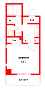 ラ・グラシューズ【2階】の間取り