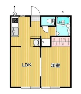 グランツ永田【1階】の間取り