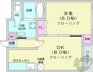 202松井ビル【3階】の間取り