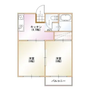 ハイツ内藤【1階】の間取り