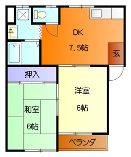 REINAII【2階】の間取り
