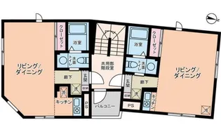 Collina武蔵小山【1階】の間取り