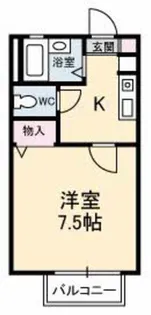 エターナル・レイ D棟【2階】の間取り
