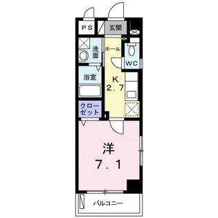 マンション嘉利吉 II【2階】の間取り
