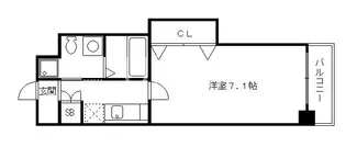 HF四条河原町レジデンス【3階】の間取り