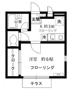 ヴィルヌーブ江古田【1階】の間取り