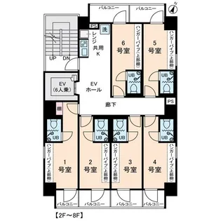 アムス・アミティエ川崎III【4階】の間取り