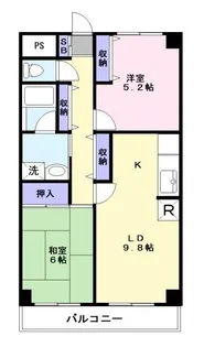 グレイス詩香【6階】の間取り