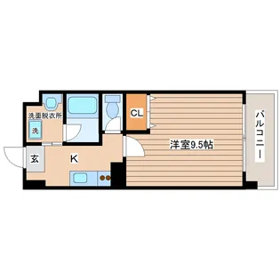 スパシアス榴ヶ岡公園【7階】の間取り