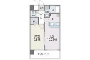 レジデンス20【6階】の間取り