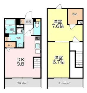 リーガランド南塚口の間取り