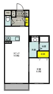 ラヴィーエ南吹田【2階】の間取り