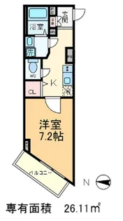 コンポジット王子【1階】の間取り