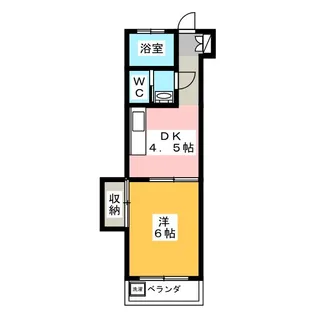 霞コーポ【3階】の間取り