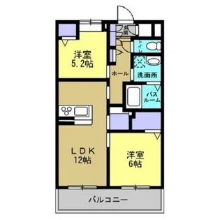 フレグラントコート【2階】の間取り