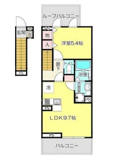 HILLS松山【2階】の間取り