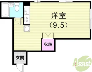 アーバンヴィレッジ篠原本町【3階】の間取り