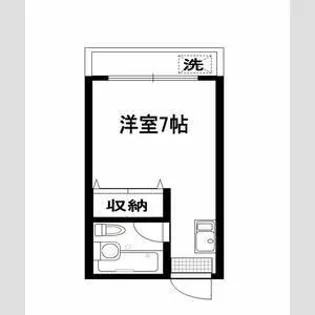 メゾン・ド・ブラン東海大学前AB【1階】の間取り