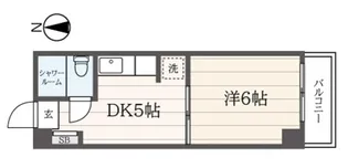 サンレイクマンション【4階】の間取り
