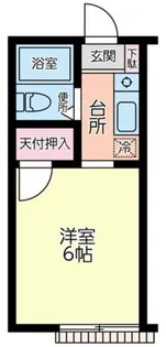 鶴川ハイツII【2階】の間取り
