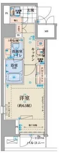 リヴシティ日本橋ネクステシア【5階】の間取り
