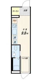 Fullea神楽坂【3階】の間取り