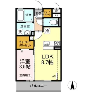 メゾン・ド・リアン【2階】の間取り