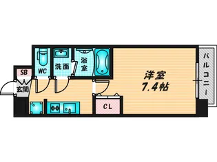 La Douceur荒本【10階】の間取り