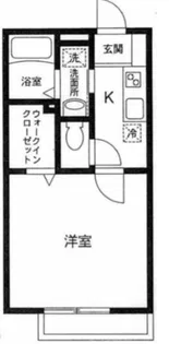 フェルミール片倉2【1階】の間取り