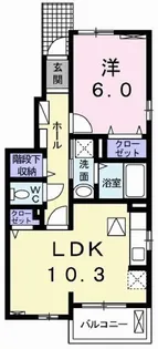 プロスパーI【1階】の間取り