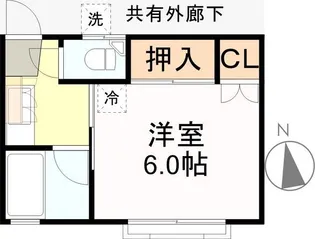 BONハイツ【2階】の間取り