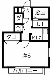 メゾン・ド・フルール【1階】の間取り