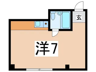 イスターナ堀江【5階】の間取り