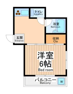 ハウスメモリアル1【1階】の間取り