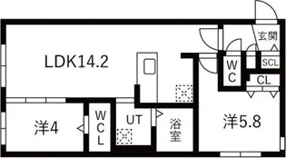 Land Toyohira【4階】の間取り