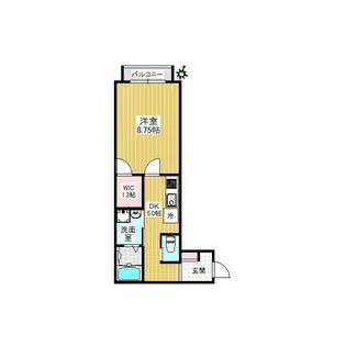 フラット221B【3階】の間取り