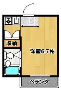 ラ・マプリーヌ桂【3階】の間取り