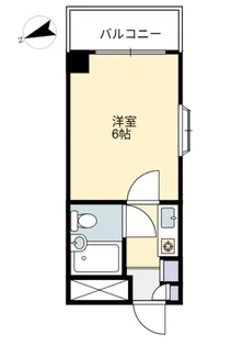 ビッグヴァン川崎ホームズ【2階】の間取り