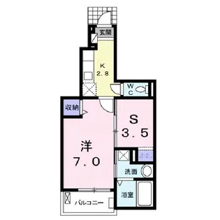 エスポワール I【1階】の間取り