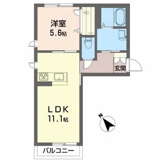 アステールA【2階】の間取り