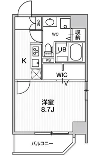 ROOTS HIGASHI NAGASAKI【4階】の間取り