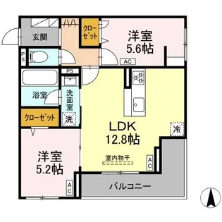 THE STATELY 子安町【3階】の間取り