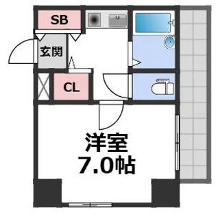 舟橋青山ビル【5階】の間取り