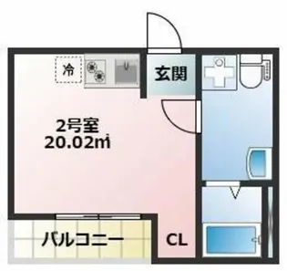 リアルコート古淵【1階】の間取り