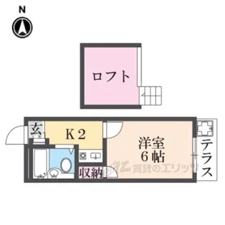 大和高田第15マンション【1階】の間取り